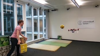 Watch an autonomous drone dodge thrown objects