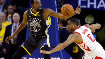 Rockets fan heckles Warriors’ Kevin Durant ‘New York Knicks!’ during Game 4