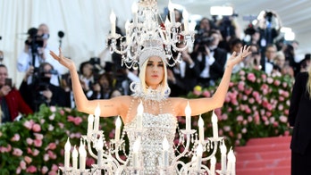 Katy Perry steps out as a chandelier at Met Gala