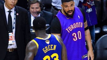 VIDEO: Drake appears to call Warriors ‘trash’ after Game 1 loss to Raptors