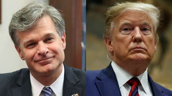 Trump takes swipe at FBI Director Wray for ‘protecting’ Russia probe ‘gang’