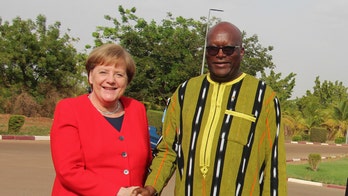 German Chancellor Angela Merkel pledges aid to Burkina Faso