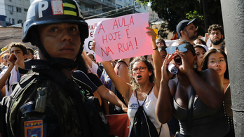 Students in Brazil protest school budget cuts