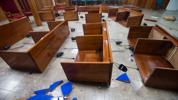 Opposition senators in Haiti trash Parliament office