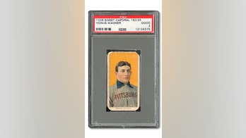 Honus Wagner baseball card sells for $1.2 million