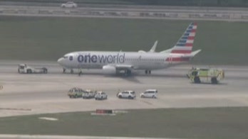 American Airlines flight forced to make emergency landing due to damaged tire