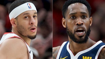 Trail Blazers' Seth Curry gets into shoving match with Nuggets' Will Barton during Game 6