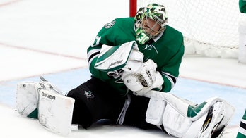 Dallas Stars' Ben Bishop, struck in collarbone by puck, allows controversial goal as Game 7 looms