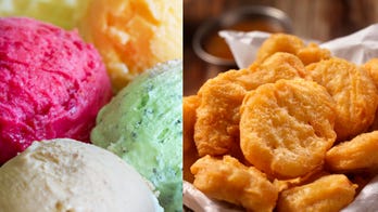 Rolled chicken nugget ice cream is a thing now
