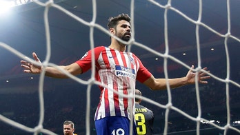 Atletico Madrid star Diego Costa suffers ankle injury after slide tackle