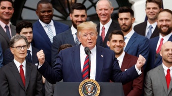 Trump honors 'very special' World Series champion Red Sox at White House