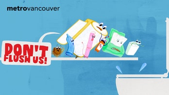 Metro Vancouver floats two new terrible mascots for 'Unflushables' campaign