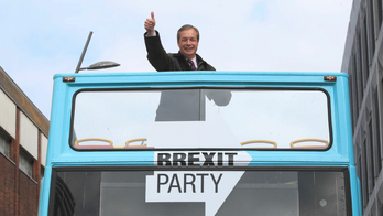 Theresa May’s Tories face huge defeat in EU elections; Nigel Farage’s Brexit Party surges