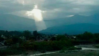 Image of Jesus shining through the clouds goes viral
