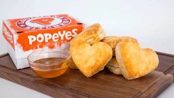 Popeyes serving heart-shaped 'Love That' Biscuits for one day only
