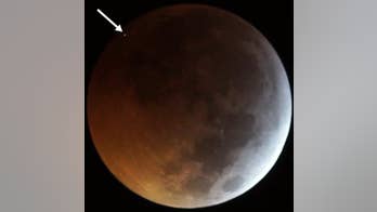 During the last lunar eclipse, a meteor smacked the Moon in the face at 38,000 Mph