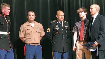 World War II vet, 91, gets high school diploma 8 decades after dropping out to support his family