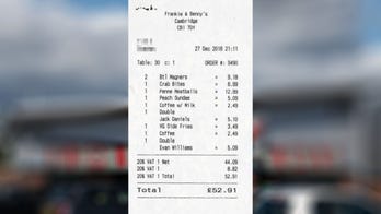 Man jailed for refusing to pay dinner bill, claimed it had the wrong date on it