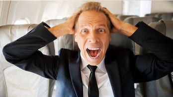 'Oh my God, no!' Horrifying photo shows man with bizarre wound on plane