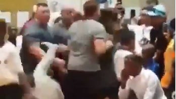 VIDEO: Arnold Schwarzenegger barely flinches when kicked in back: 'Like a mosquito kickin a rhino'