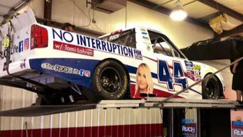 Tomi Lahren and Fox Nation featured on truck in NASCAR race