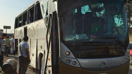 Egypt says after bus attack, 12 militants killed in Cairo