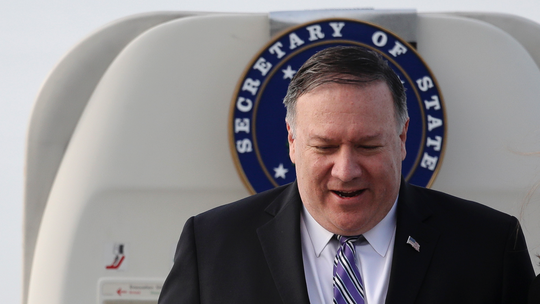 Pompeo visits Germany as tensions rise between US, Iran