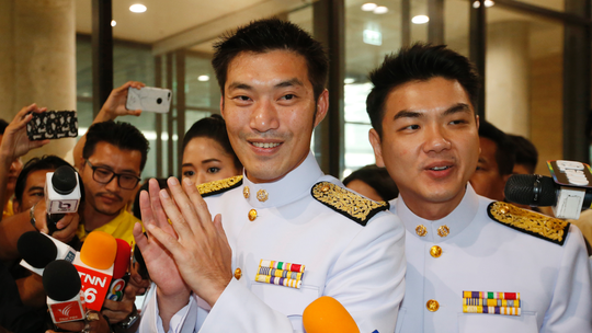 Thai king opens 1st session of elected assembly since coup