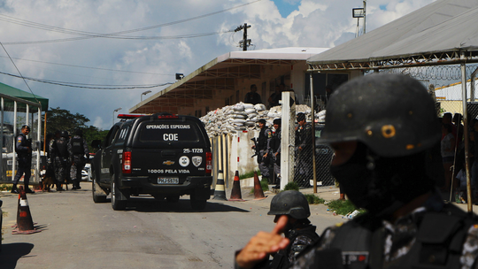 Nearly 60 inmates killed across four Brazil prisons over two days of violence