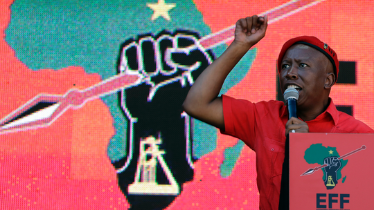 South Africa's populist party takes aim at ruling ANC