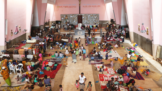 Mozambique church a refuge for Muslim cyclone survivors