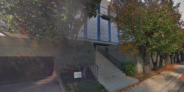 Police said they executed search warrants at three locations on Wednesday including at The Catholic Diocese headquarters in Dallas on Blackburn Street (pictured here).