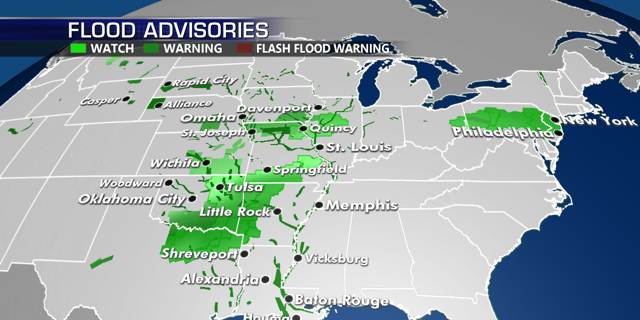 Severe storms to once again develop across Plains, Mid-Atlantic | Fox News