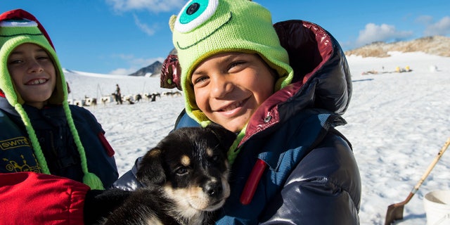 As part of the Alaska itinerary, Disney Cruise Line guests explore Musher’s Camp at the Klondike Gold Rush National Historical Park in Skagway.