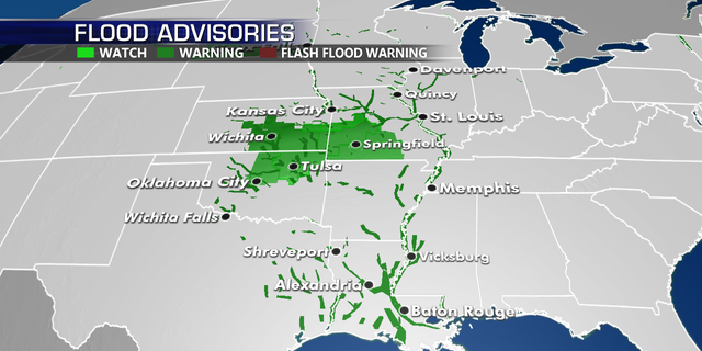 Stalled boundary from Plains to Ohio River Valley to bring strong ...