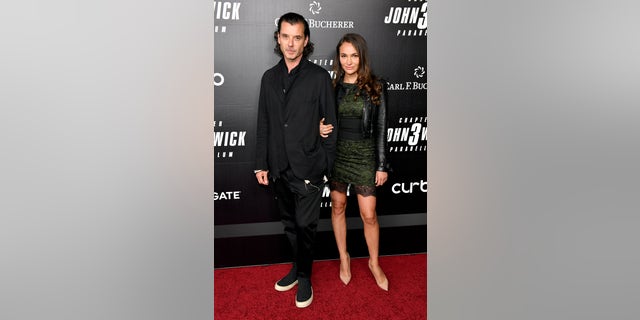 Gavin Rossdale and rumored girlfriend Natalie Golba attend the New York City premiere for "John Wick 3," officially making their debut as a couple.