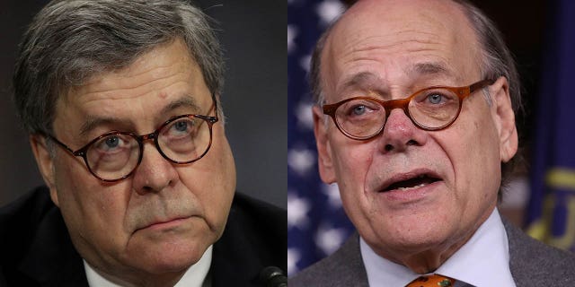 Attorney General William Barr, left, is the target of an impeachment resolution by U.S. Rep. Steve Cohen, D-Tenn.