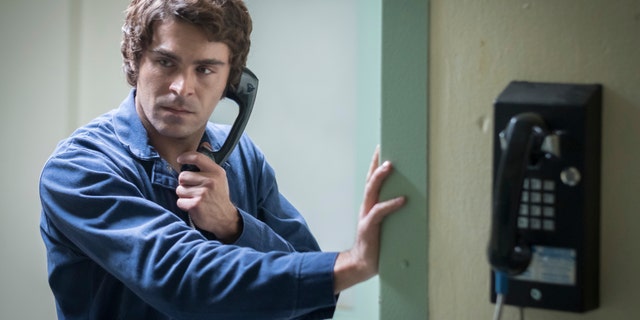 This image released by Netflix shows Zac Efron in a scene from "Extremely Wicked, Shockingly Evil, and Vile."