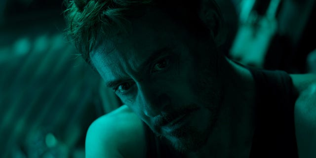 Robert Downey Jr., who plays Tony Stark aka Ironman, in a scene from “Avengers: Endgame.”