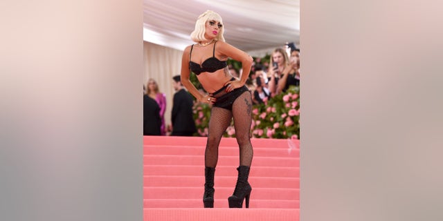 Lady Gaga in her fourth and final wardrobe change of the evening.