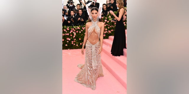 Emily Ratajkowski attends The Metropolitan Museum of Art's Costume Institute benefit gala celebrating the opening of the "Camp: Notes on Fashion" exhibition on Monday, May 6, 2019, in New York.