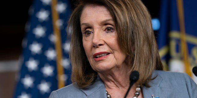 Speaker of the House Nancy Pelosi, D-Calif., meeting with reporters the day after the House Judiciary Committee voted to hold Attorney General William Barr in contempt of Congress. (AP Photo/J. Scott Applewhite, File)