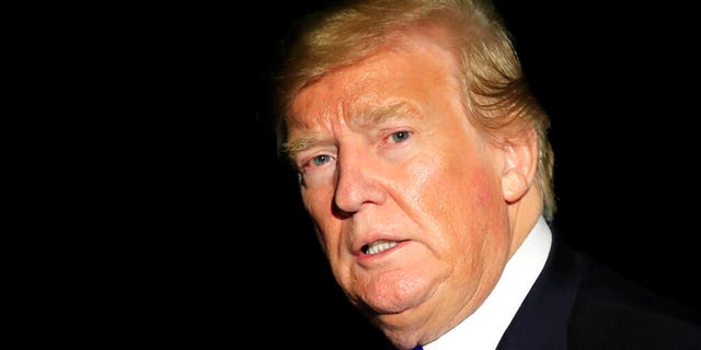 President Donald Trump arrives at the White House in Washington from a trip to Louisiana, May 14, 2019. (AP Photo/Manuel Balce Ceneta)