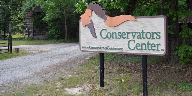 In this May 4, 2019 photo, the entrance to The Conservators Center in Burlington, N.C., is open for visitors. The park re-opened in February 2019 after an intern was mauled to death by a lion that escaped its inclosure in December 2018. ( AP Photo/Amanda Morris)