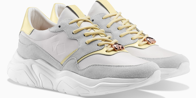The look of the shoes was said to be inspired by flour, sugar, eggs and butter: "the core ingredients in a classic French croissant."