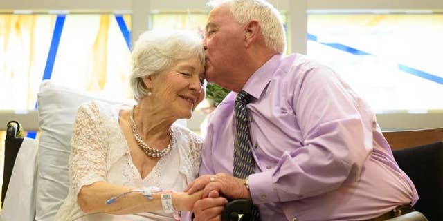 The pair will also go ahead with their planned May 10 ceremony once Stevenson recovers.