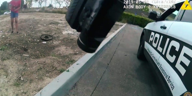 A body camera showed a 17-year-old girl apologizing to a police officer who shot her after she ran with a large knife on Friday, May 3.