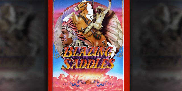 One sheet movie poster advertises the Mel Brooks comedy western 'Blazing Saddles' (Warner Bros), starring Cleavon Little, Gene Wilder, Harvey Korman, Madeline Kahn, and Dom DeLuise, 1974. (Photo by John D. Kisch/Separate Cinema Archive/Getty Images)