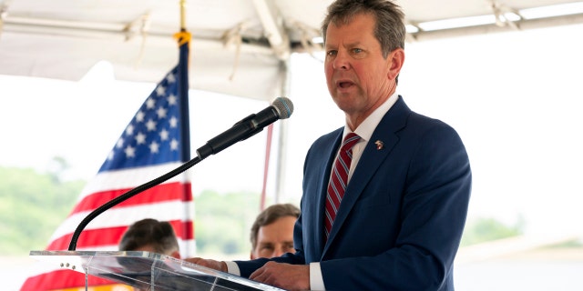 Georgia Gov. Brian Kemp is keeping his campaign promise to sign the "heartbeat" abortion bill in the face of Hollywood actors threatening a statewide boycott. (Stephen Morton/Georgia Ports Authority via AP)
