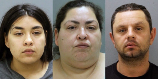 From left: Desiree Figueroa, Clarisa Figueroa and Piotr Bobak